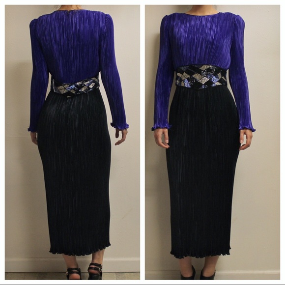 Vintage Dresses & Skirts - VTG 80s Neiman Marcus cocktail dress USA made
